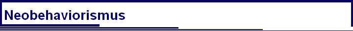 Neobehaviorismus