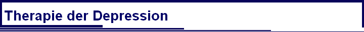 Therapie der Depression